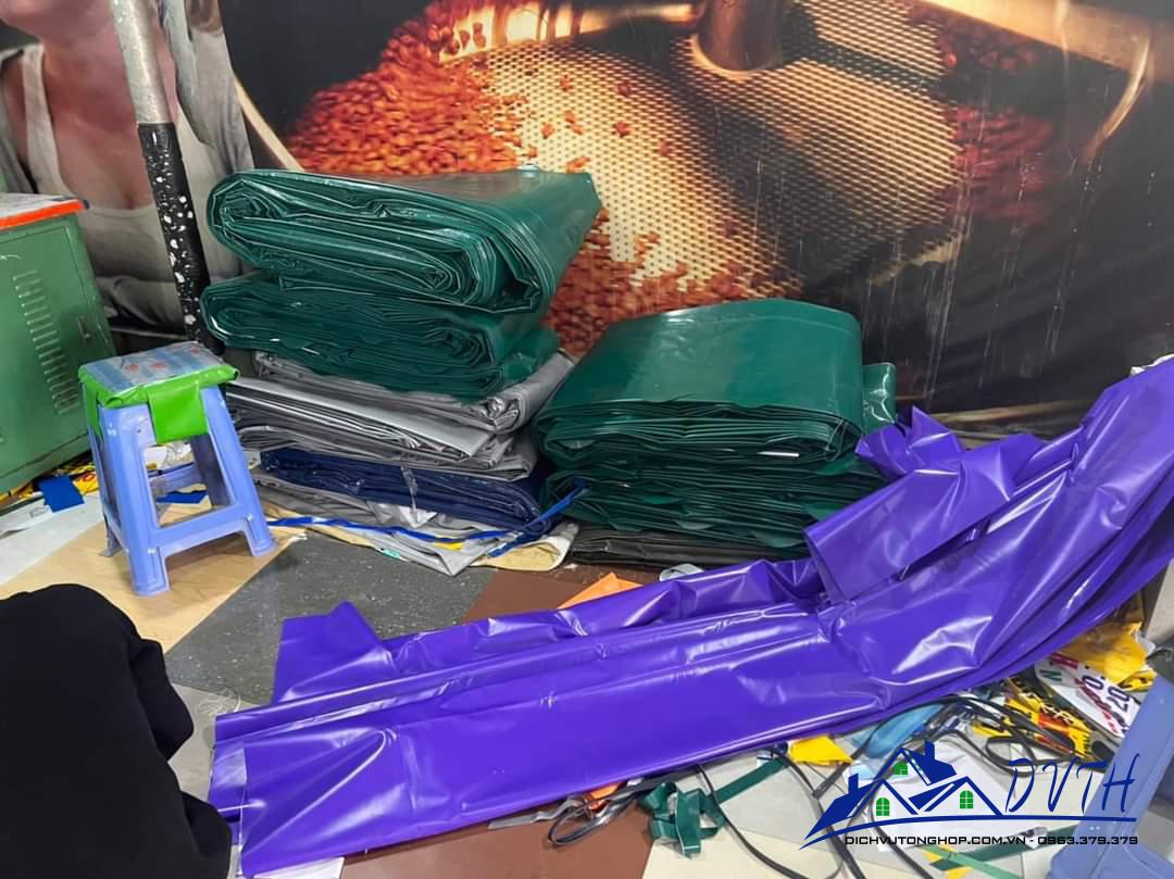 May bạt mái che tại Phú Yên